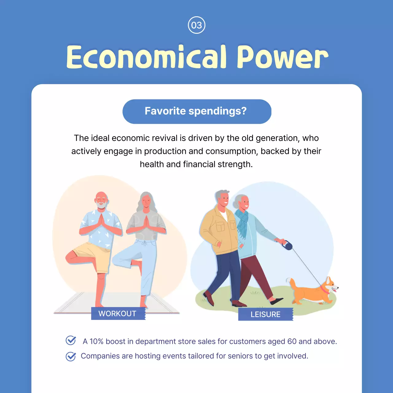 Blue Modern Seniors Guide Instagram Carousel