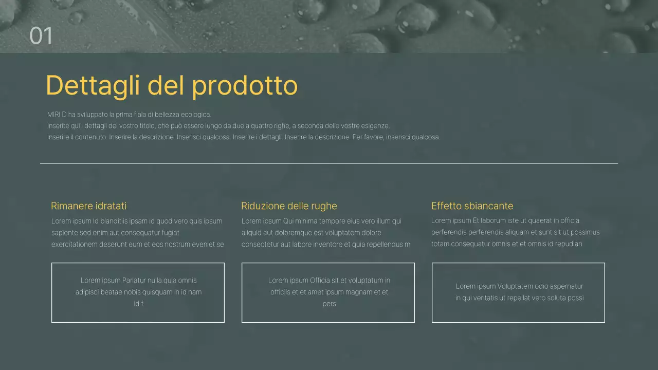 Guida ai prodotti per la cura della bellezza del tono verde e nero