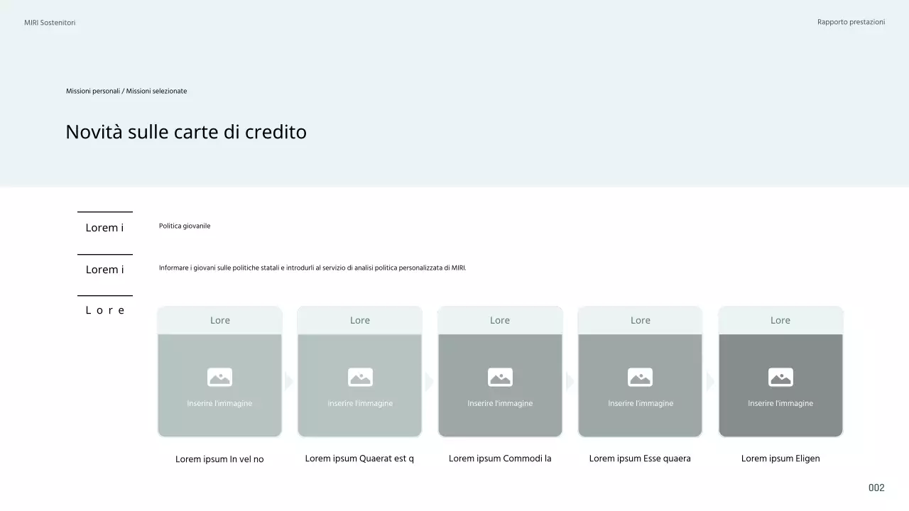 Diario di attività dei sostenitori, semplice e di colore azzurro