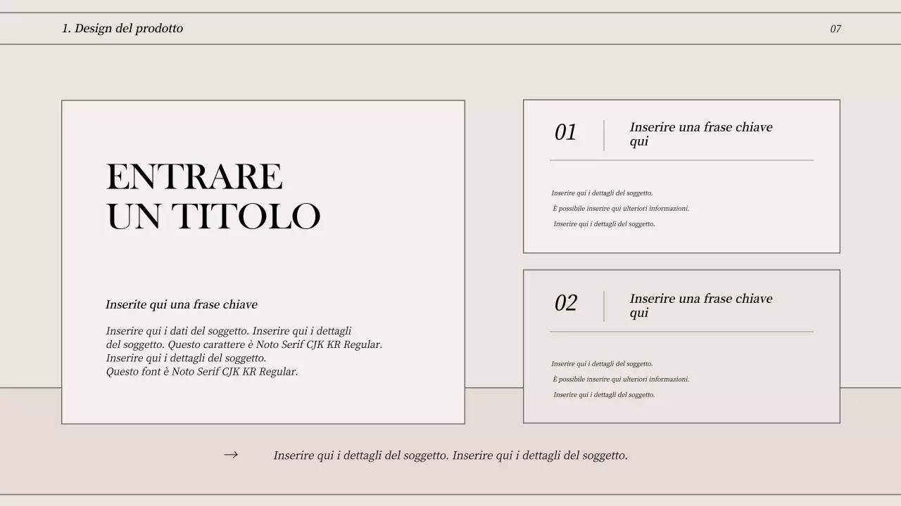 Portafoglio concettuale dalle linee pulite in bianco sporco e nero