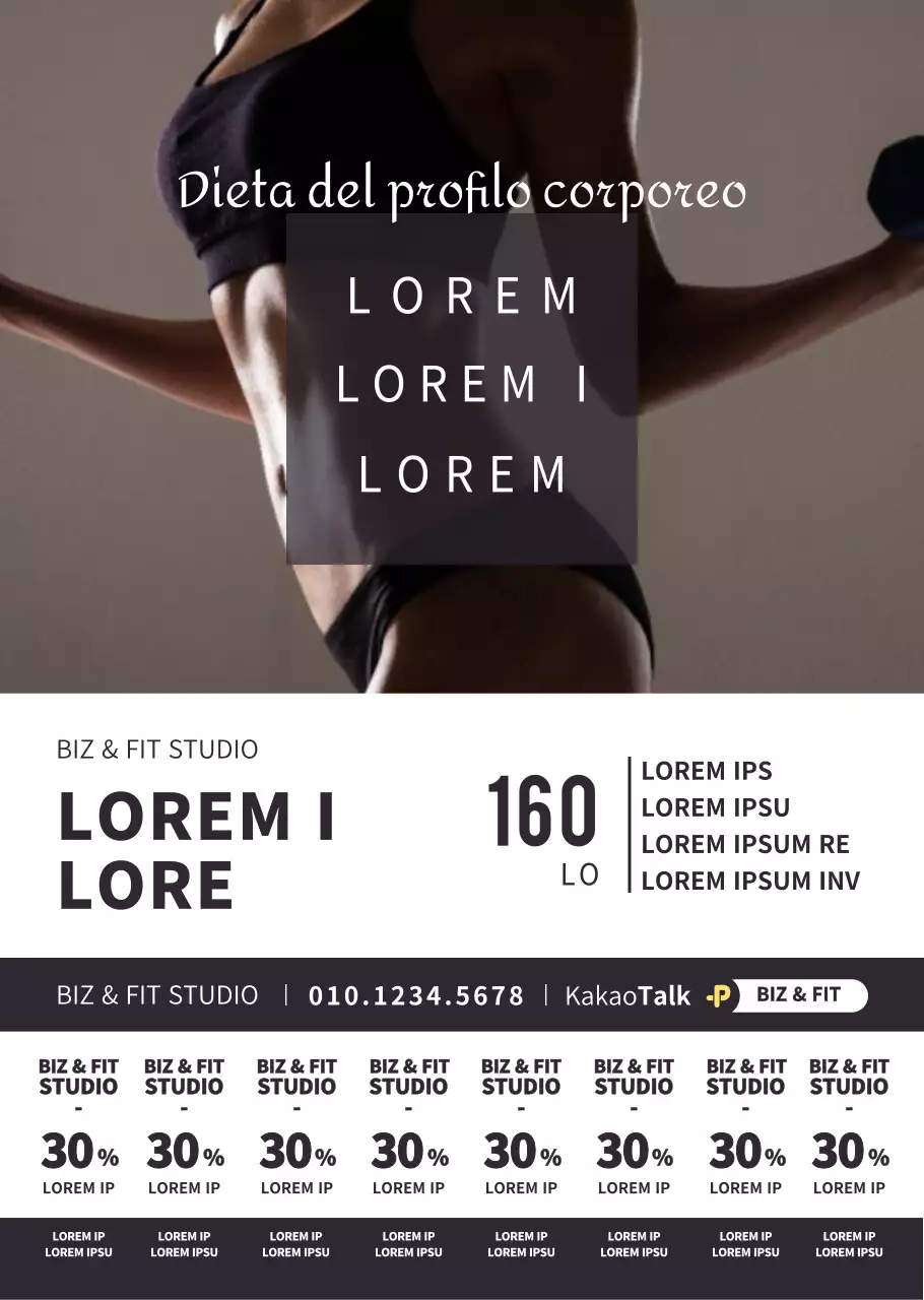 Profilo del corpo dallo stile semplice in bianco e viola scuro Per annunciare e promuovere eventi PT