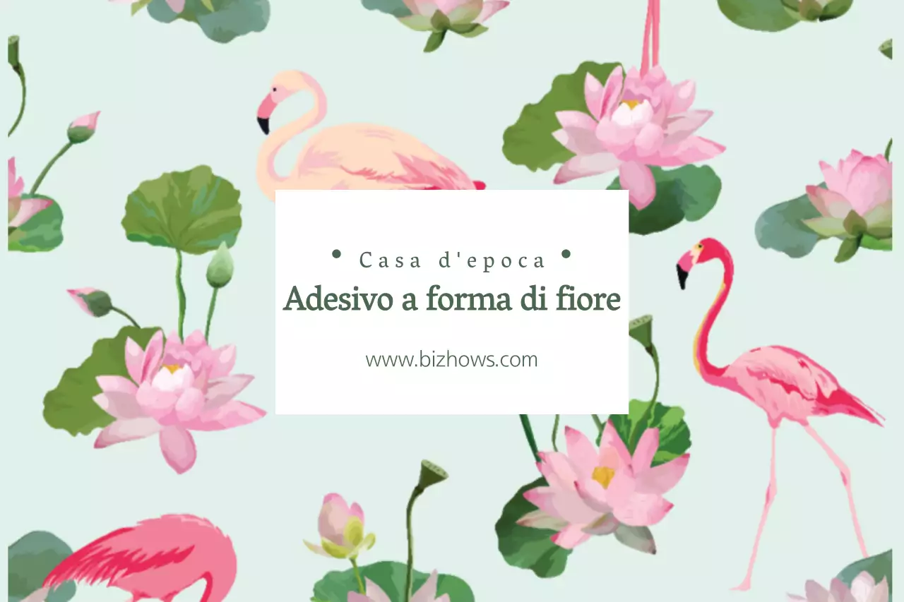 ADESIVO A FORMA DI FIORE