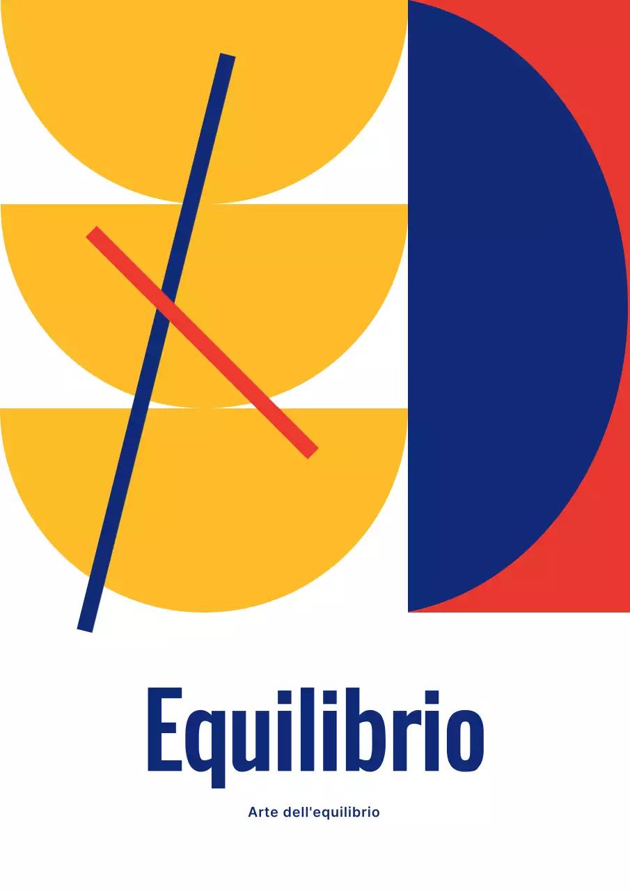 Forme semplici in bianco e giallo Post interno