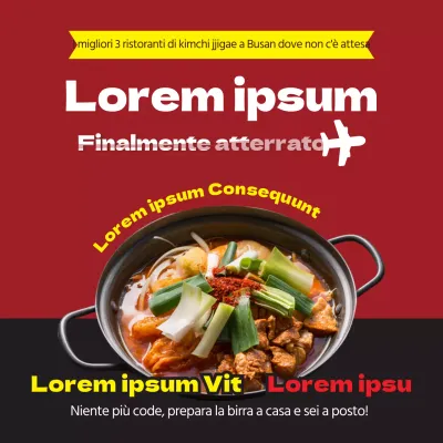 Evento di lancio del kit di piatti Kimchi Jjigae di Red Yellow Gourmet Landing