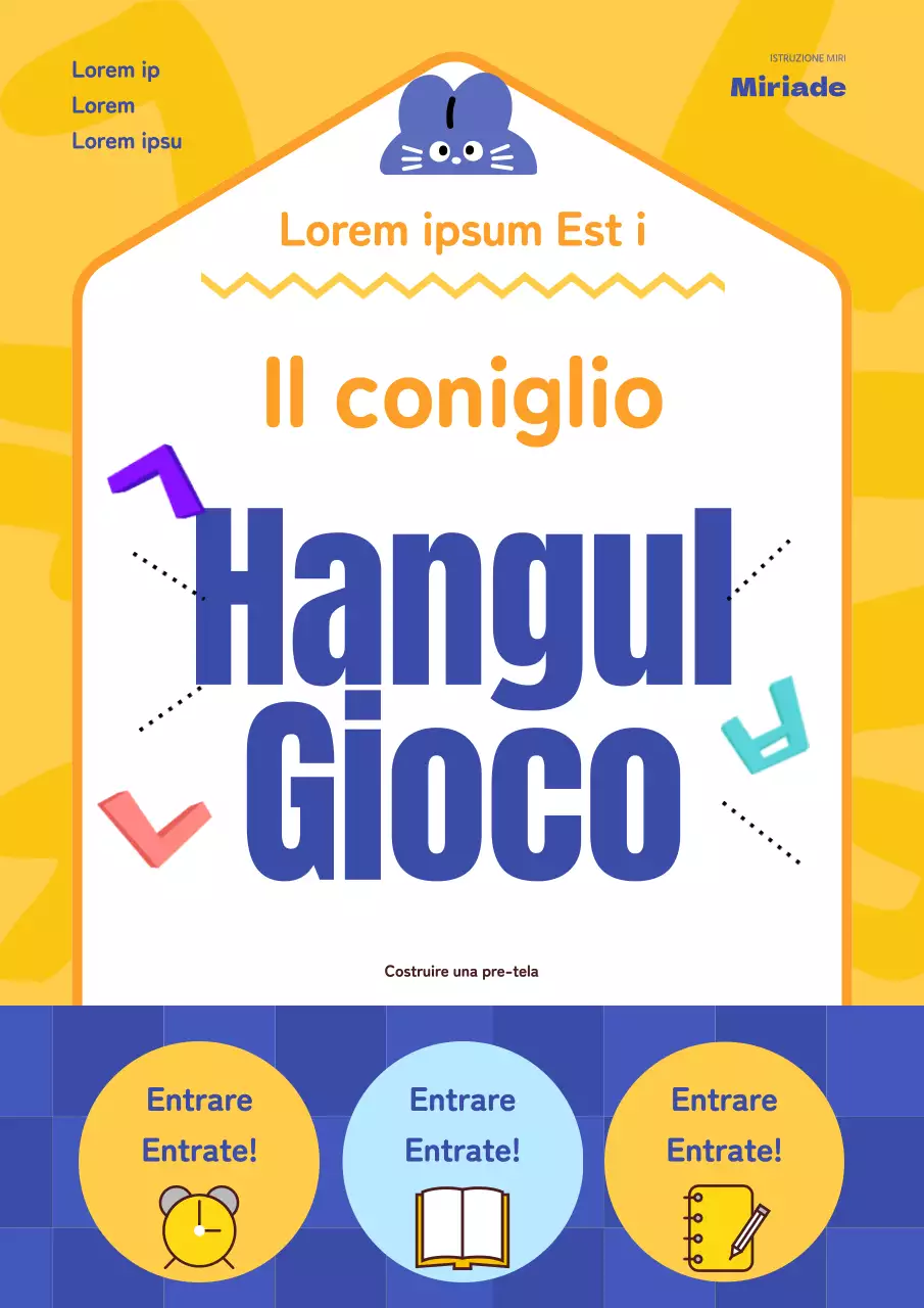 Copertina kitsch del libro sull'educazione della prima infanzia in giallo e blu