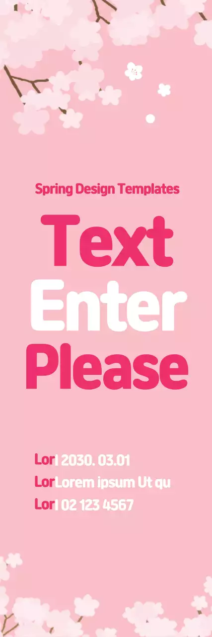 Banner de convite de modelo de design floral rosa