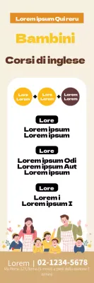 Illustrazione gialla di una promozione scolastica inglese ordinata