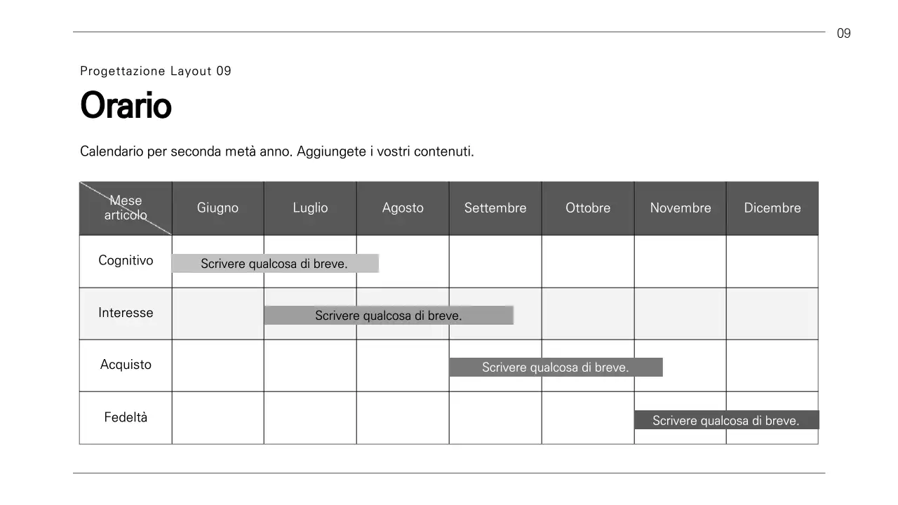 Un semplice rapporto di lavoro in bianco e nero