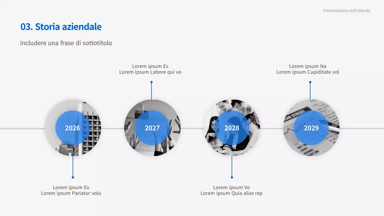 Presentazioni aziendali in movimento