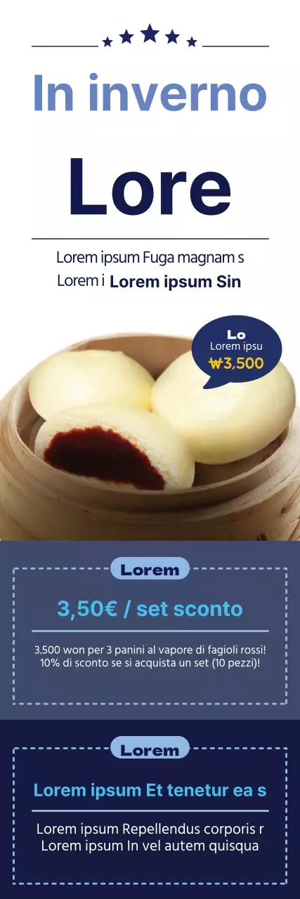  Blue Winter Treats Zuppa di fagioli rossi al vapore Evento