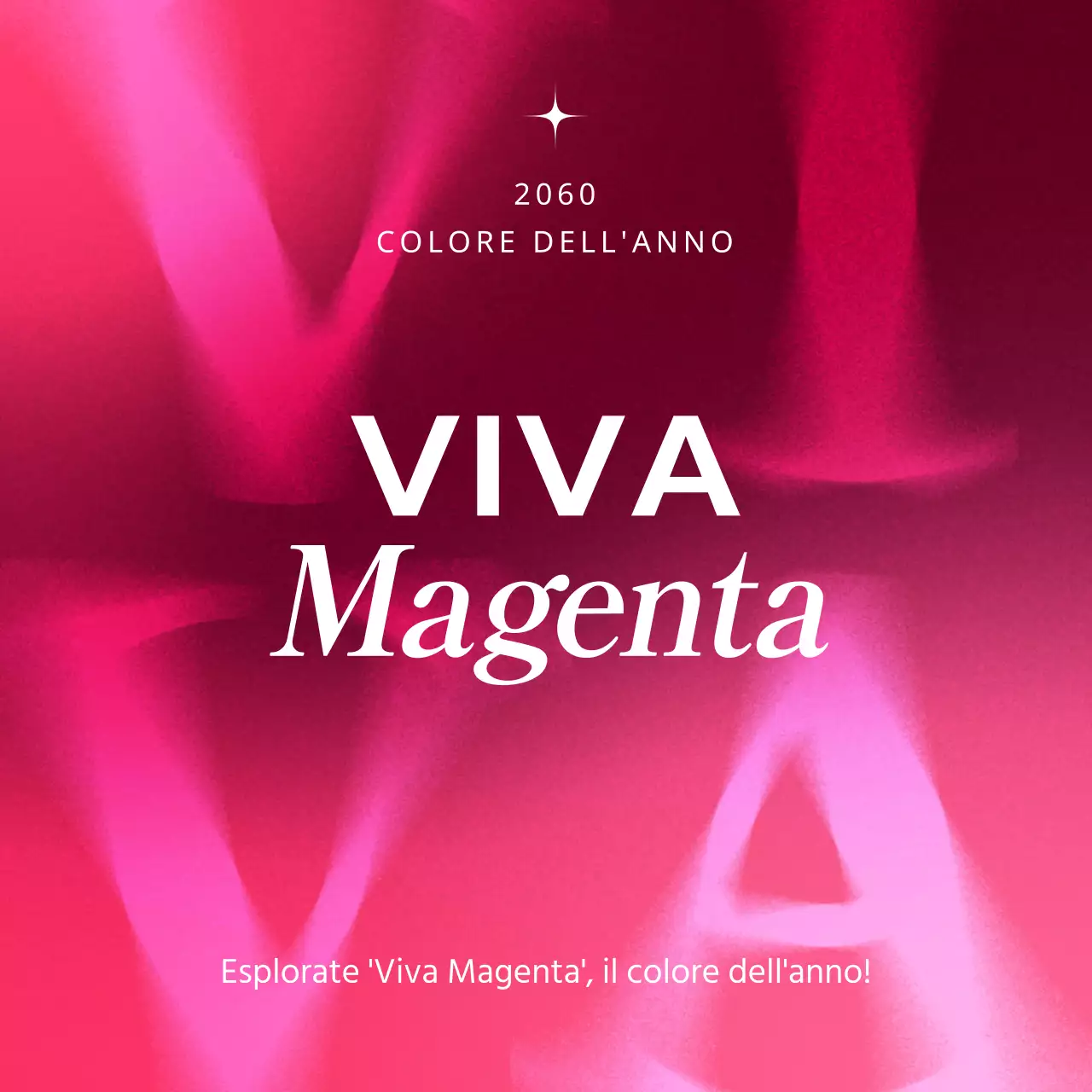 Promuovere un colore cyberpunk dell'anno in rosa e bianco