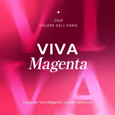 Promuovere un colore cyberpunk dell'anno in rosa e bianco