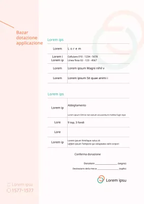 Arancione Verde Applicazione