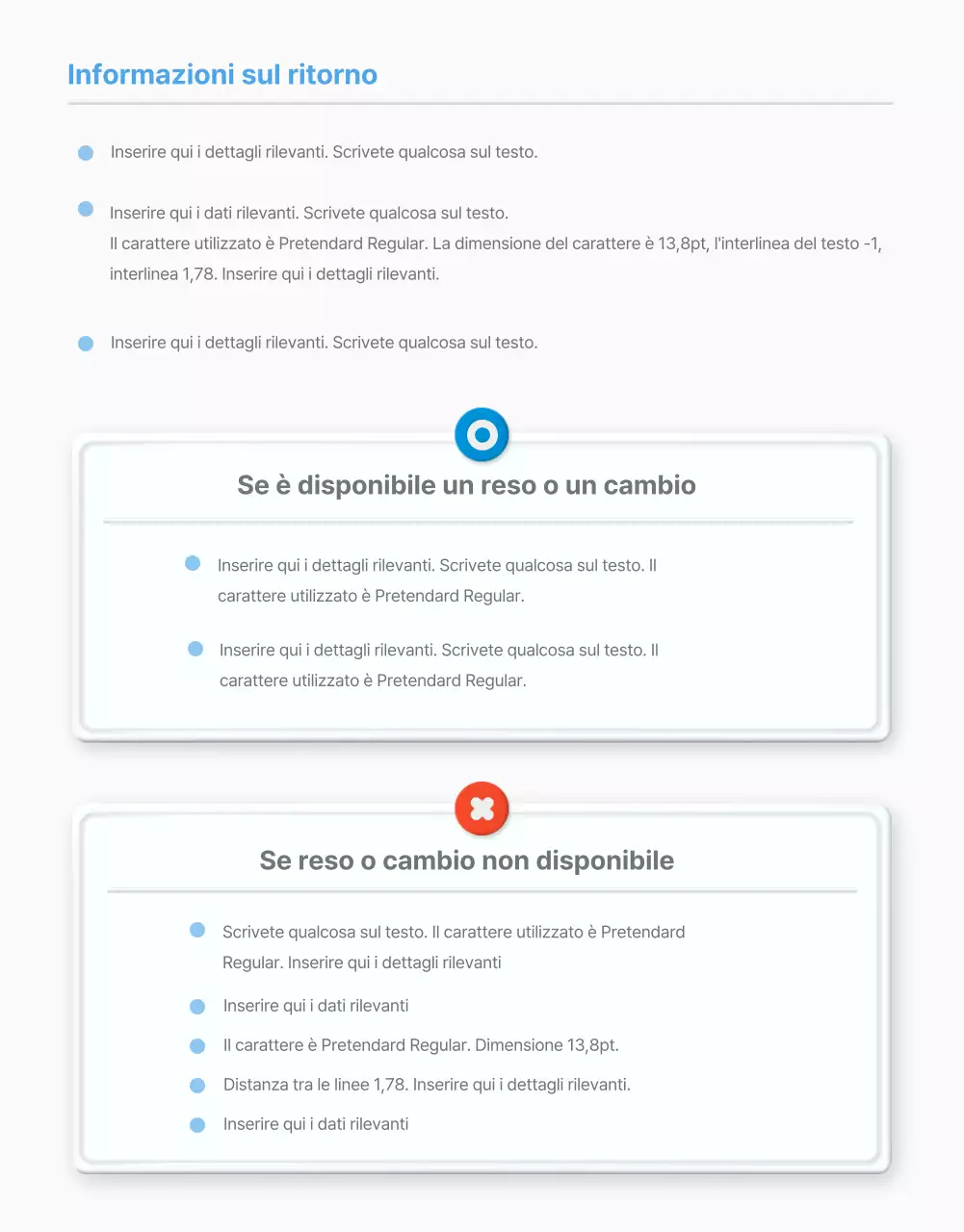 Come utilizzare lo stile predefinito azzurro per i centri commerciali