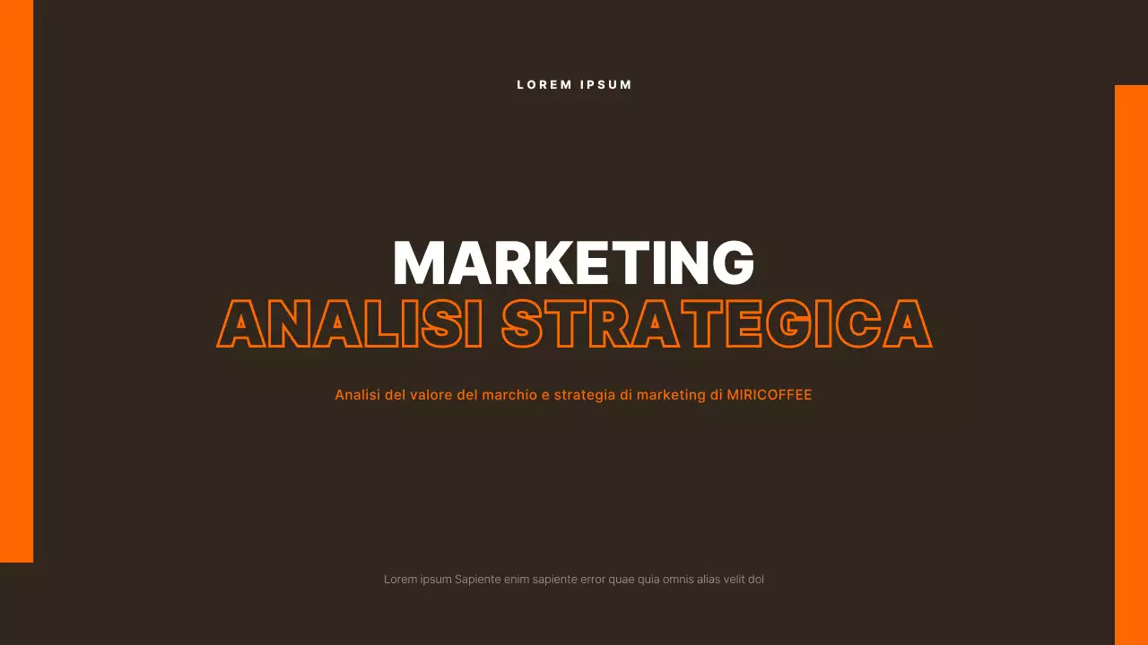 Analisi del caso di marketing di Orange and calm assignment