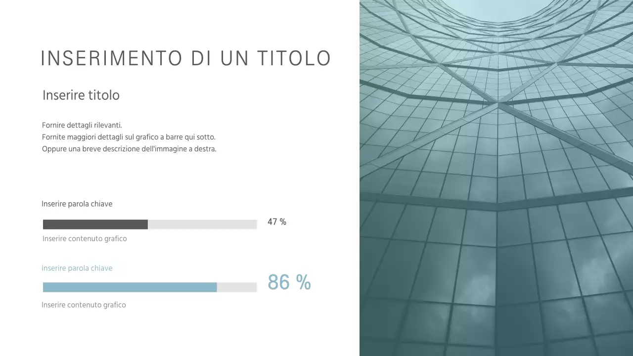 Progettare un grafico a barre con un concetto semplice