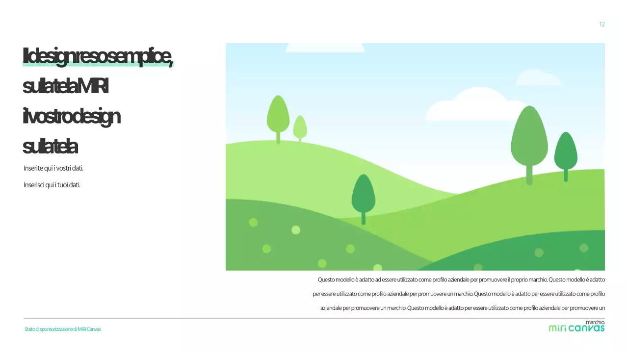 Profilo aziendale semplice