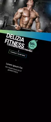 Stile pulito in verde lime e blu per reclutare e promuovere nuovi membri del Diet Petite Shop.