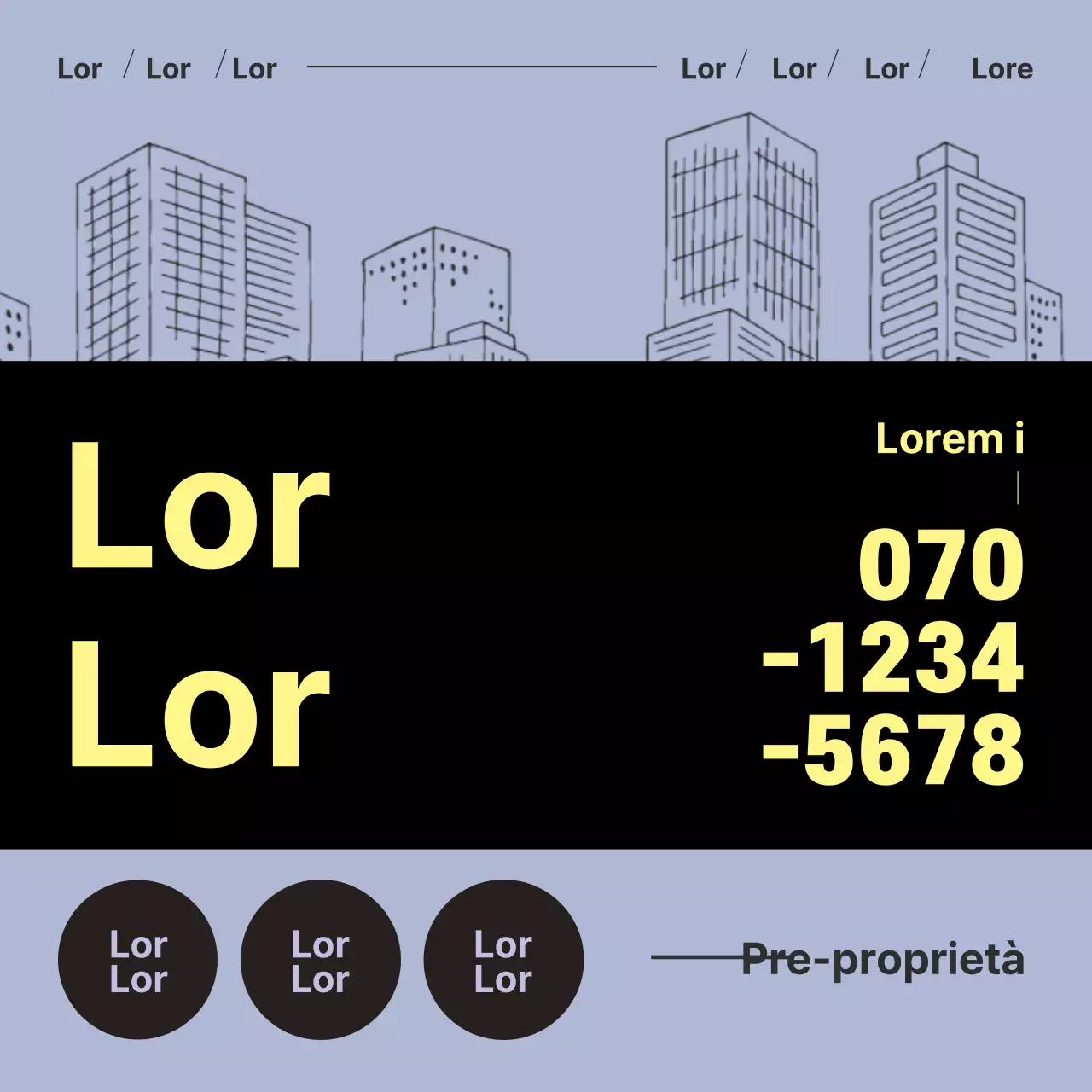 Annunci immobiliari in viola