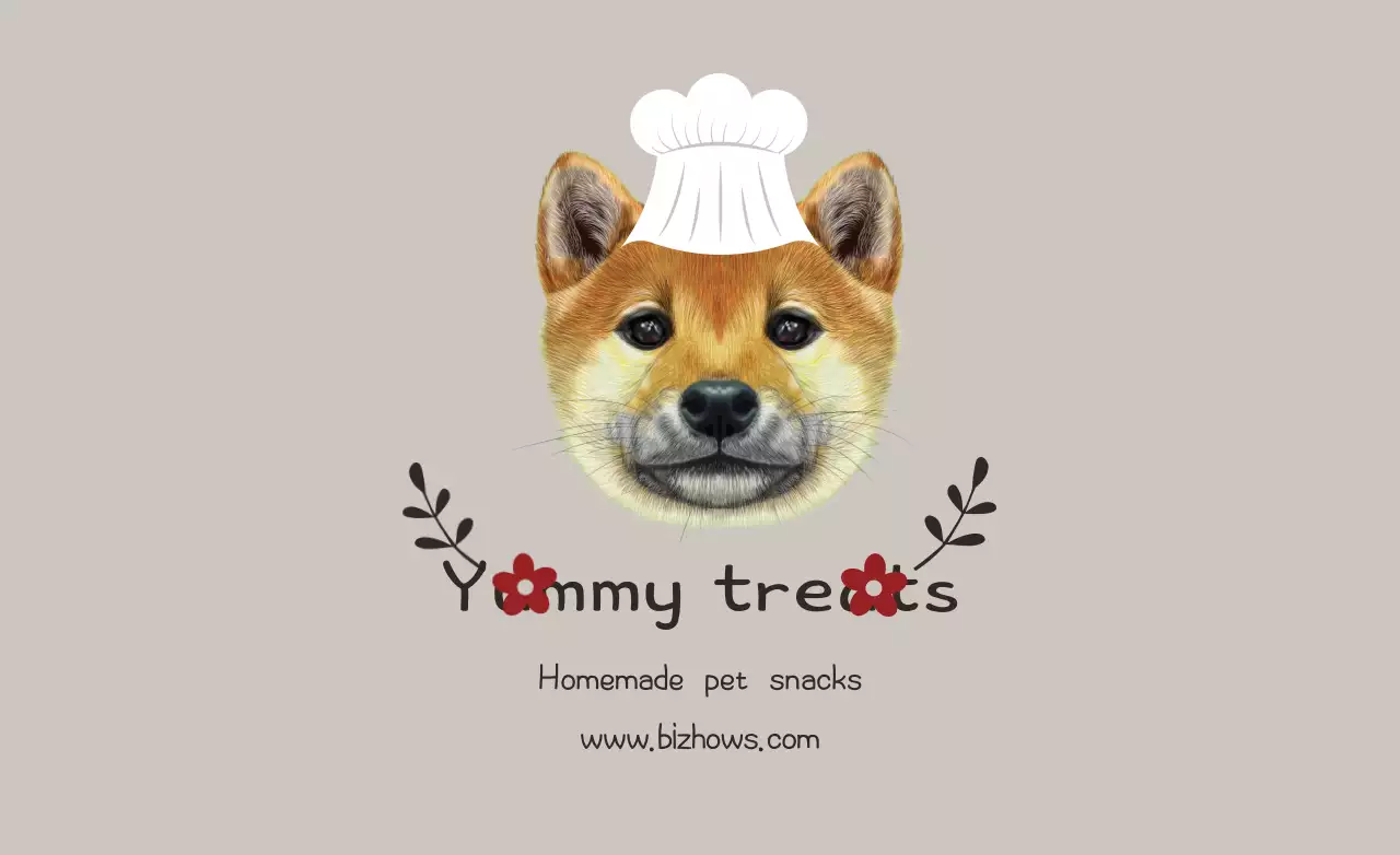 Banner de propaganda de petiscos minimalistas bege para animais de estimação