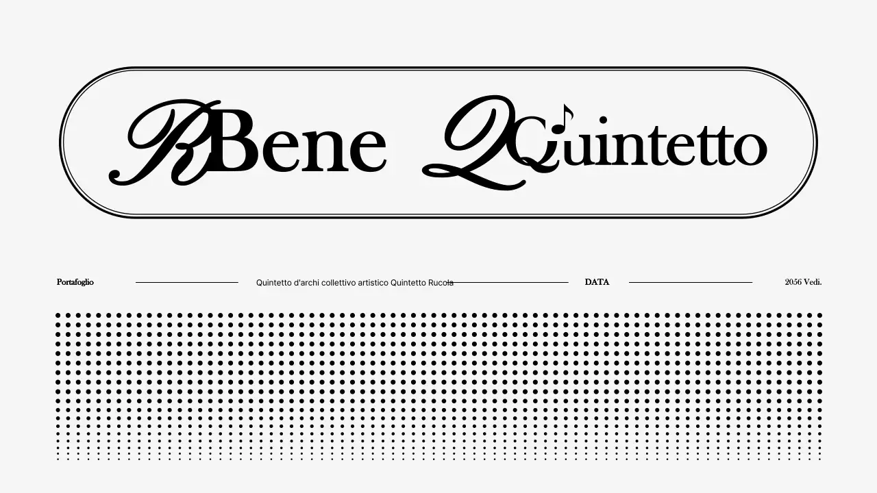 Cartella semplice per gruppi di concerti in nero