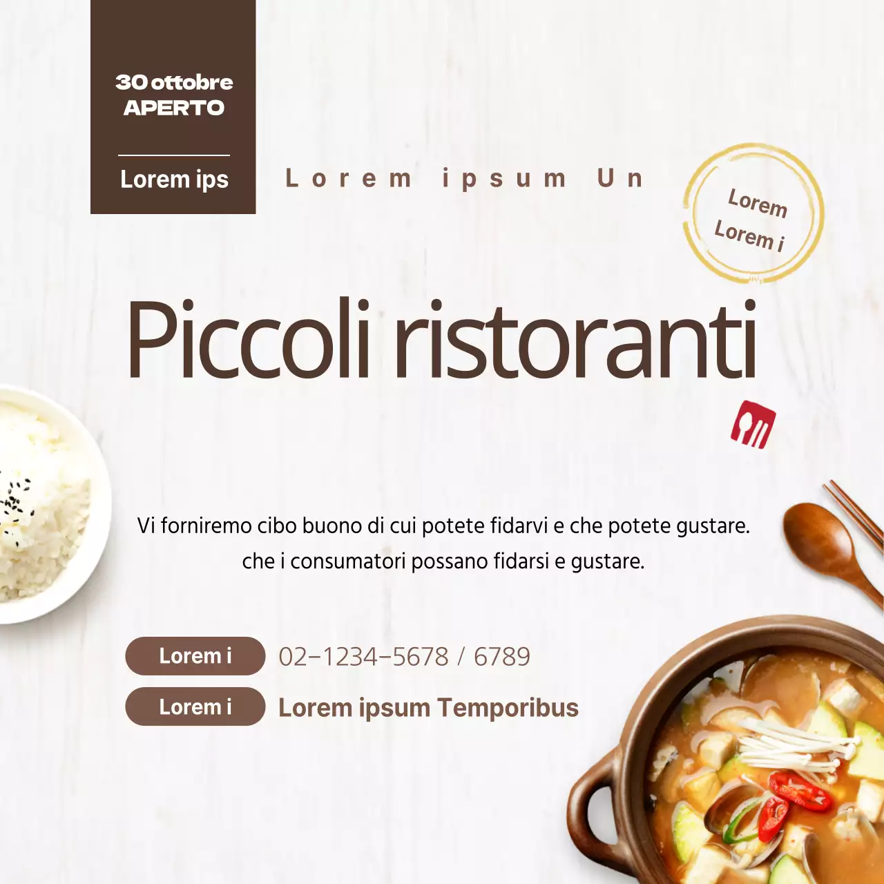 Eventi di apertura di ristoranti coreani