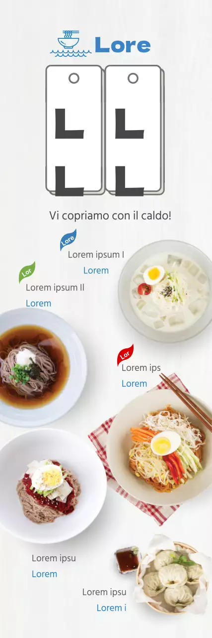 Tagliatelle di fagioli di partenza