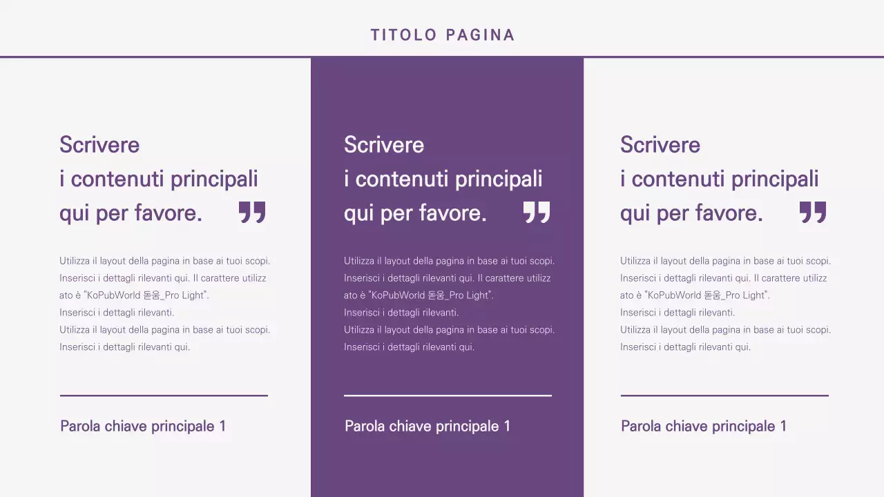 Presentazioni più pulite