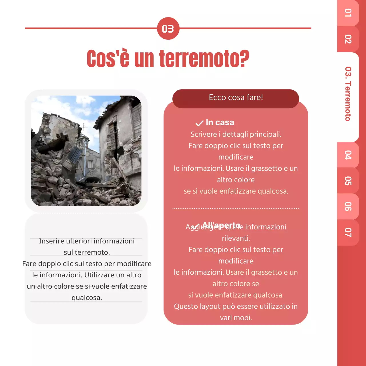 Guida di preparazione alle catastrofi in turchese cardnews design