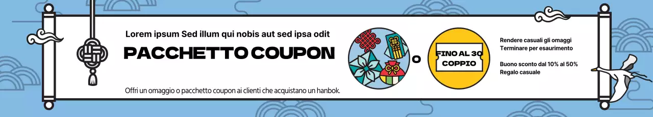 Pacchetti di coupon per le vacanze