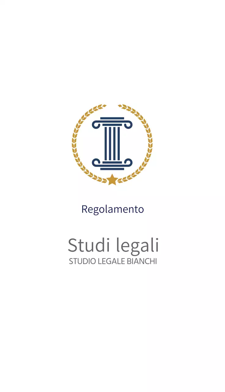 Logo blu studio legale pulito