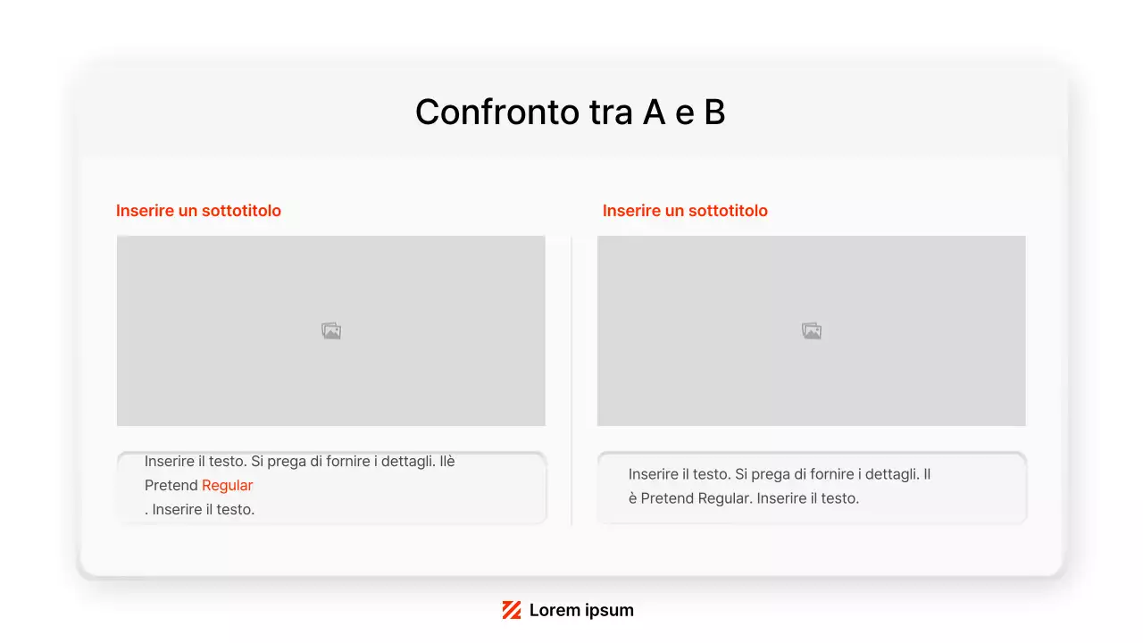 Un kit tridimensionale di stile UX UI in rosso e grigio scuro