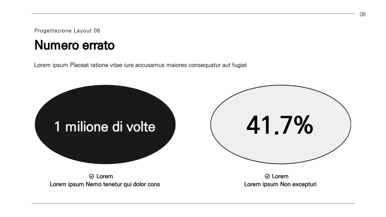 Un semplice rapporto di lavoro in bianco e nero