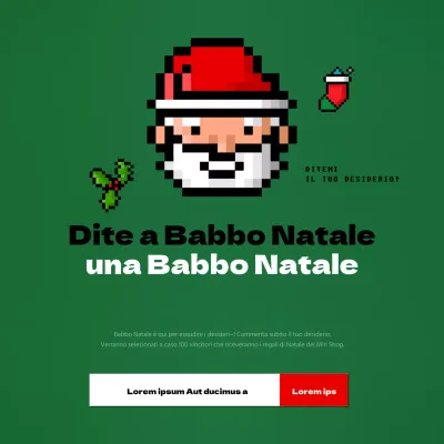Esprimi a Babbo Natale il tuo desiderio
