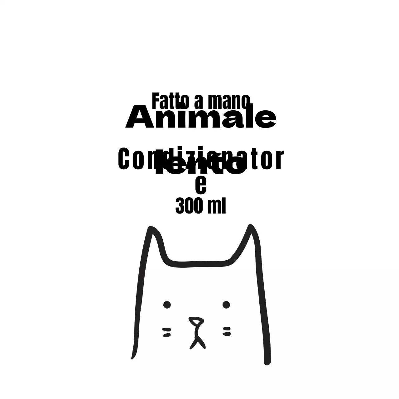 Etichetta del condizionatore illustrata in bianco e nero