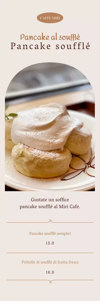 Prezzi del menu del caffè con cornici sentimentali e calligrafia