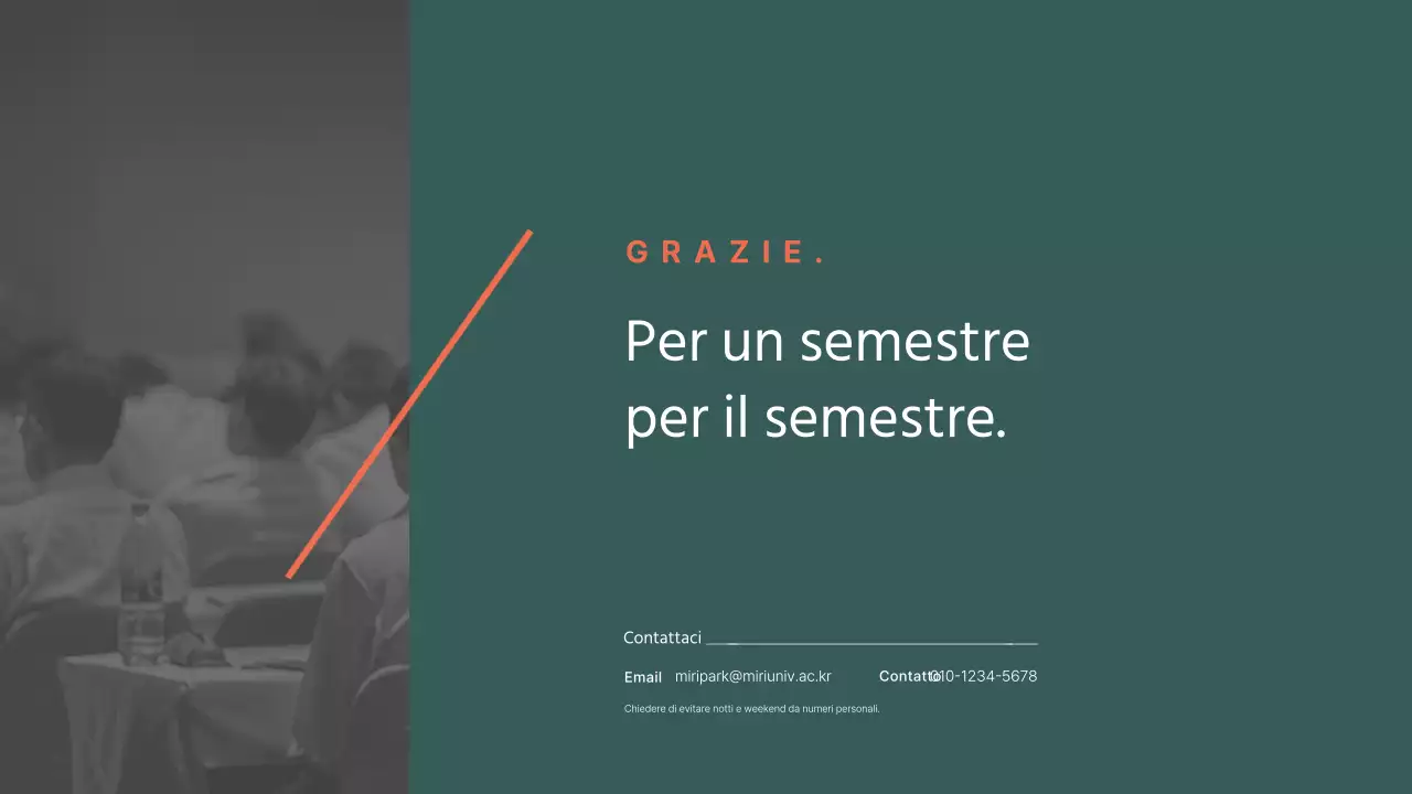Design del syllabus verde-arancio