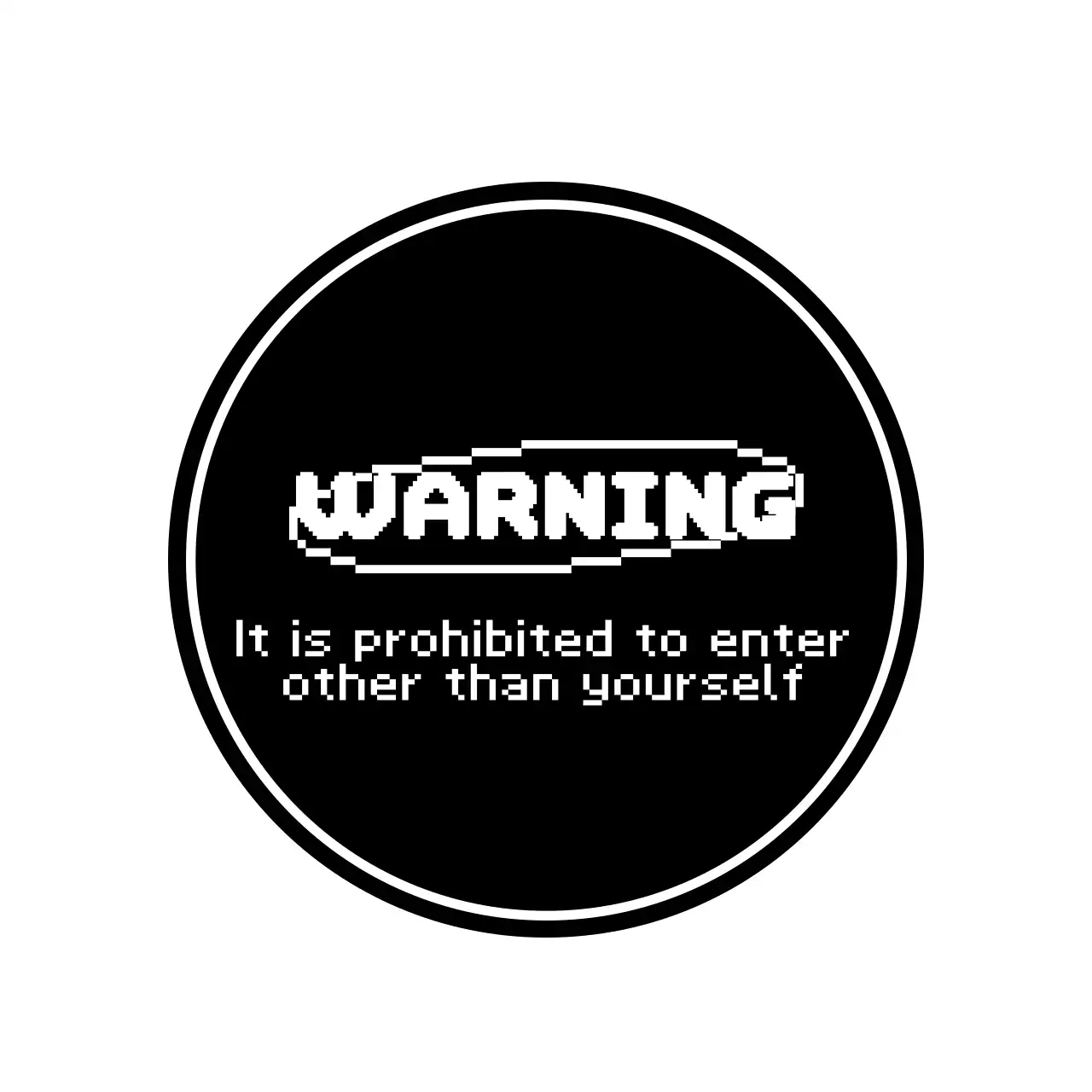 A style note on combining cute black and white dot illustrations with phrases