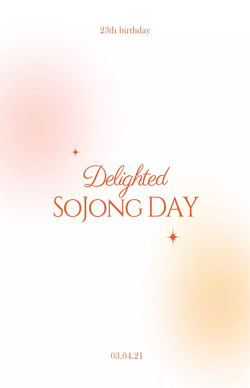 Sentimental oval photo frame in orange and yellow