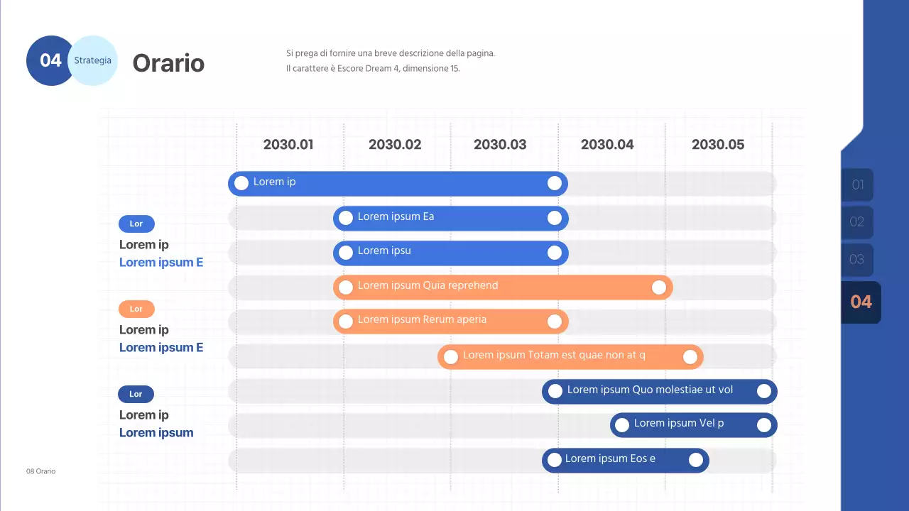 Una presentazione pulita e dai toni blu per un concorso di lancio pubblicitario