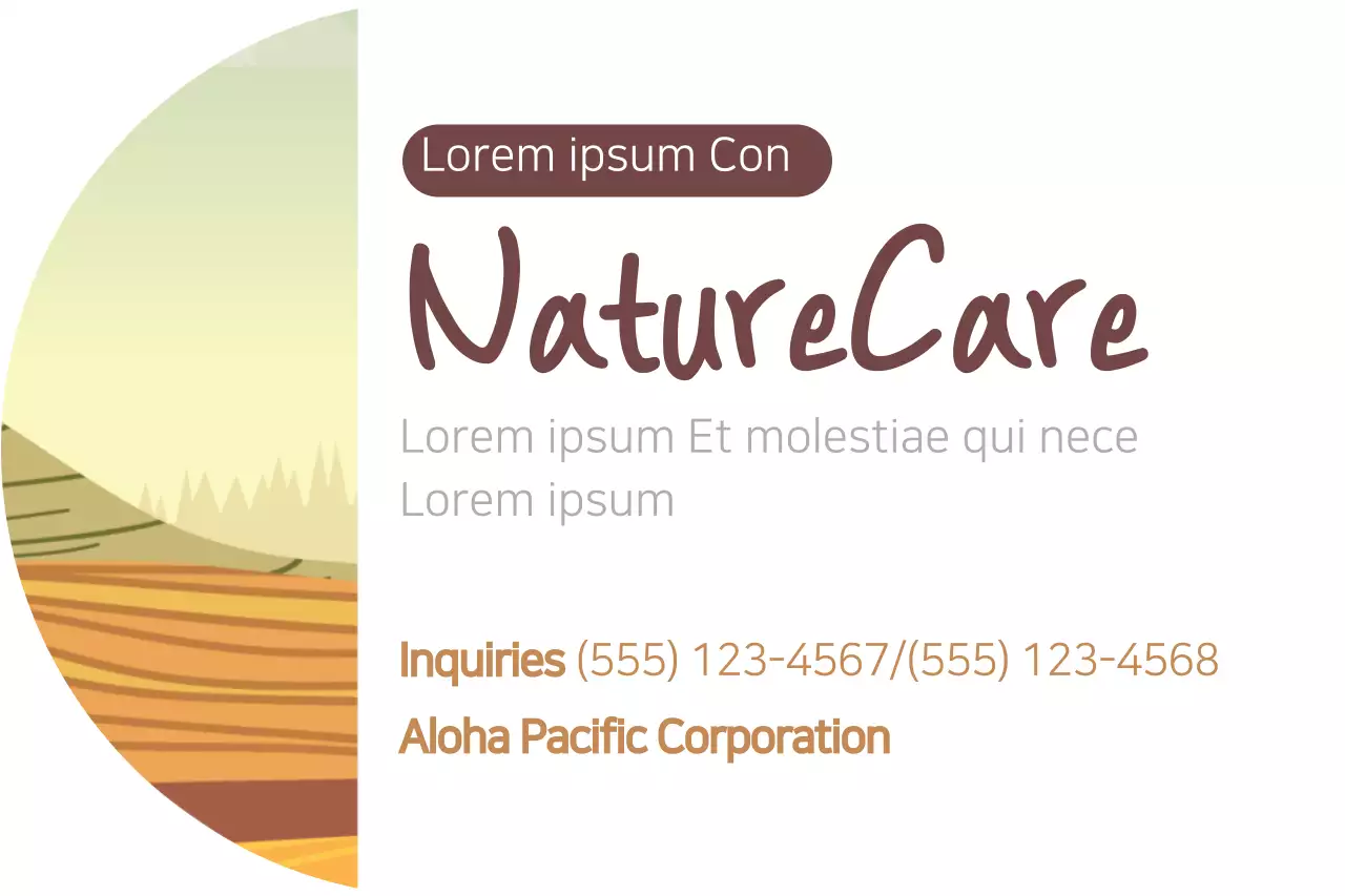 Beige Minimal Nature Advertisement Banner