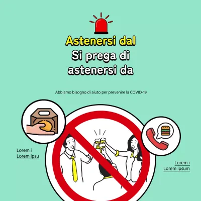 Menta sfondo corona vacanza raduno divieto illustrazione design