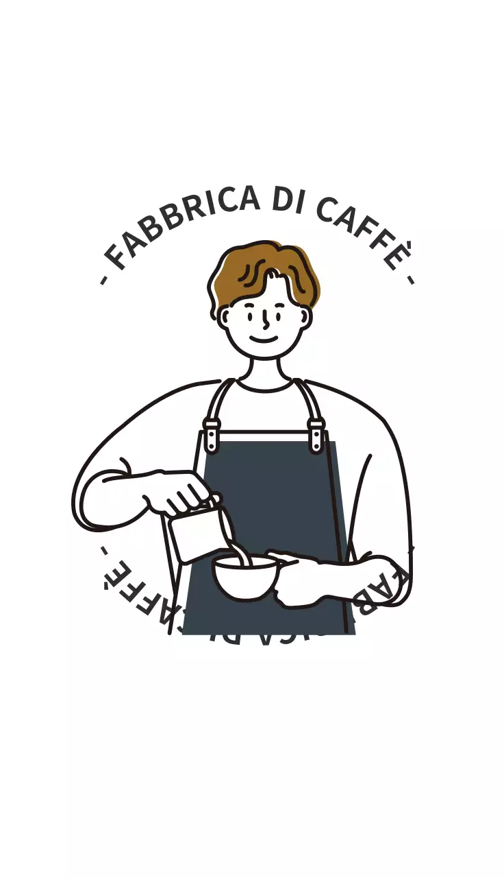 Biglietto da visita per barista