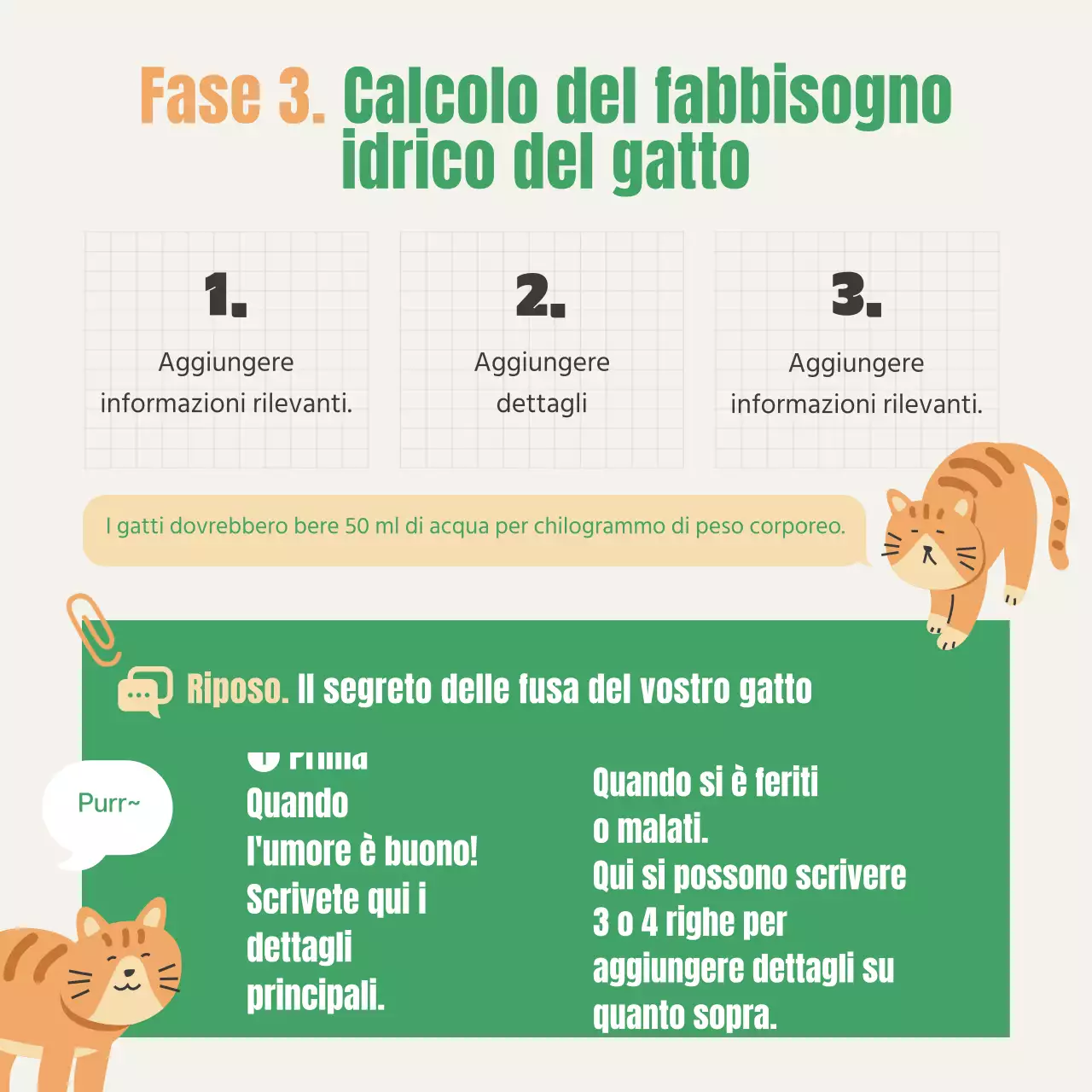 Sull'esame di certificazione della lettiera per gatti verde e arancione
