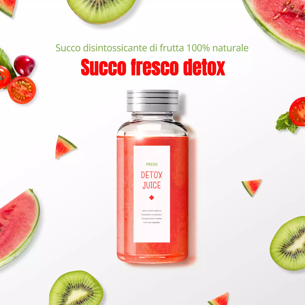 Immagine su biancoFrutta in evidenzaDetox