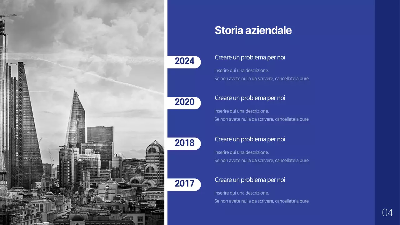 Profilo aziendale semplice