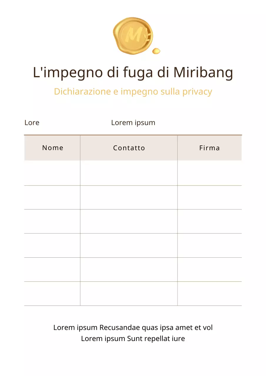 Avvertenze e impegni della Escape Room in carta da lettere marrone e vintage.