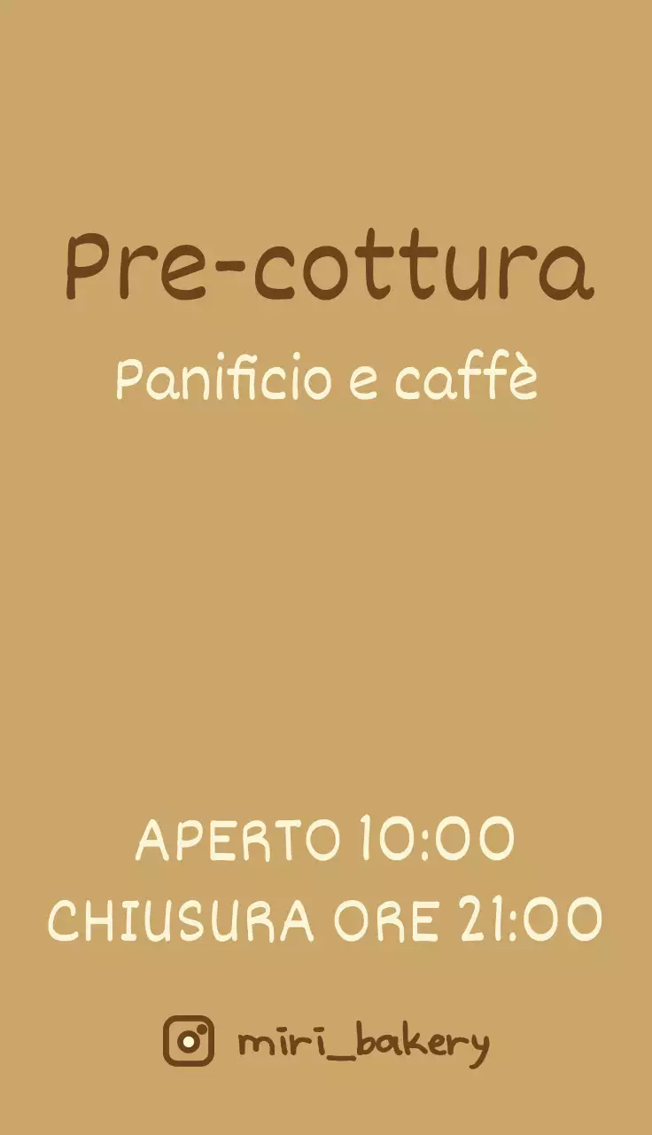 Promuovete panetterie e caffè con i simpatici personaggi del pane di colore giallo chiaro e marrone.