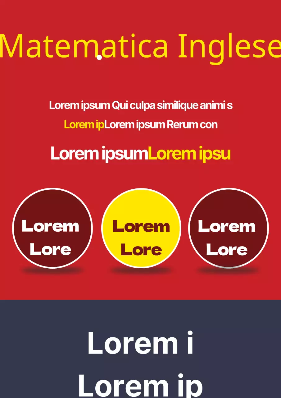 Matematica Inglese Lingua Scuola