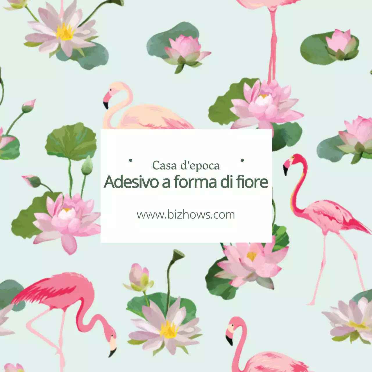 ADESIVO A FORMA DI FIORE
